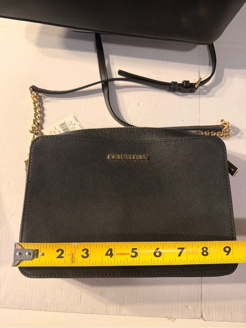 Michael Kors Black Saffiano Leather Tote with Crossbody purse and wallet
